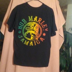 Bob Marley Black T Size L